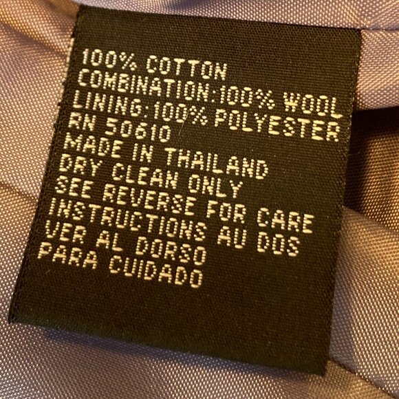 Kasper & Company Women Size 8 EUC Cobalt Blue Velour Houndstooth Jacket - Picture 9 of 13